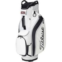 Bolsa de golfe Titleist Cart 14 Lightweight branca, preta e cinza