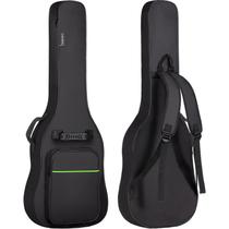 Bolsa de guitarra elétrica CAHAYA Gig Bag com acolchoamento de 0,8 cm verde