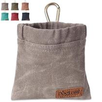 Bolsa de guloseimas para cães Duuclume Puppy Training Pouch, cinza sem usar as mãos