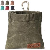 Bolsa de guloseimas para cães Duuclume Puppy Training Pouch, verde sem usar as mãos