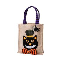 Bolsa De Halloween Em TNT: Saco De Doces De Abóbora Para O Festival Fantasma, Adereço De Decoração E