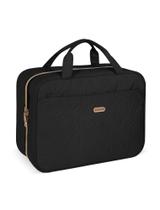 Bolsa de higiene BALULHG preta impermeável para viagem com gancho 12x11x23cm Bolsa de higiene BALULHG preta impermeável para viagem com gancho 12x11x23cm