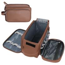 Bolsa de higiene Buruis Extra Large, de couro PU resistente à água