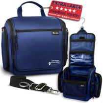 Bolsa de higiene de viagem AvaJex extra grande impermeável para homens/mulheres