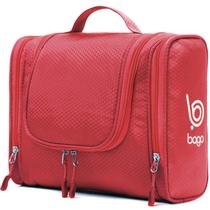 Bolsa de higiene de viagem Bago X-Large impermeável para mulheres/homens vermelha