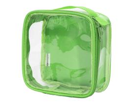 Bolsa de higiene de viagem EZpacking Clear aprovada pela TSA 3-1-1 verde