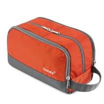 Bolsa de higiene de viagem Gonex Nylon Dopp Kit Organizer Orange