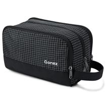 Bolsa de higiene de viagem Gonex Nylon Dopp Kit Shaving Black Bolsa de higiene de viagem Gonex Nylon Dopp Kit Shaving Black