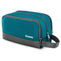 Bolsa de higiene de viagem Gonex Nylon Dopp Kit verde pavão Bolsa de higiene de viagem Gonex Nylon Dopp Kit verde pavão