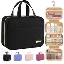 Bolsa de Higiene de Viagem HOTOR Impermeável com Gancho - Preta