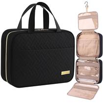 Bolsa de Higiene de Viagem HOTOR Impermeável com Gancho - Preta