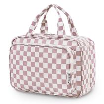 Bolsa de higiene de viagem Narwey para mulheres com rosa de grande capacidade Bolsa de higiene de viagem Narwey para mulheres com rosa de grande capacidade