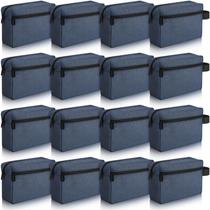 Bolsa de higiene de viagem Paterr, 16 unidades, resistente à água, azul escuro Bolsa de higiene de viagem Paterr, 16 unidades, resistente à água, azul escuro