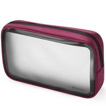 Bolsa de higiene de viagem ProCase aprovada pela TSA Matte Clear Red