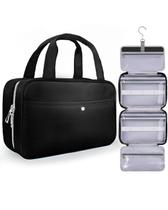 Bolsa de higiene de viagem suspensa Chakipee impermeável preta