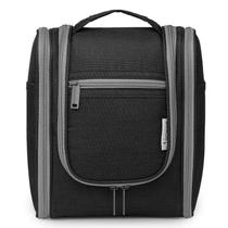 Bolsa de higiene de viagem suspensa Narwey Cosmetic Organizer preta Bolsa de higiene de viagem suspensa Narwey Cosmetic Organizer preta