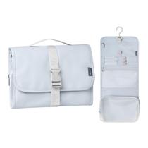 Bolsa de higiene de viagem suspensa, toda resistente à água, azul claro
