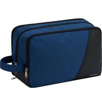 Bolsa de higiene de viagem Vorspack, grande, resistente à água, azul marinho