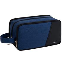 Bolsa de higiene de viagem Vorspack para homens resistente à água azul marinho