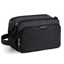 Bolsa de higiene de viagem Vorspack para homens, resistente à água, preta
