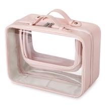 Bolsa de higiene GRANNY SAYS aprovada pela TSA, transparente, impermeável, rosa