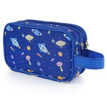 Bolsa de higiene infantil Vipdeal para meninos impermeável azul espacial Bolsa de higiene infantil Vipdeal para meninos impermeável azul espacial