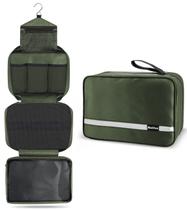 Bolsa de higiene Maliton Travel para homens impermeável (verde oliva)