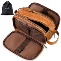 Bolsa de Higiene Masculina Elviros - Kit de Barbear Grande para Viagem