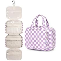 Bolsa de higiene Narwey Hanging para mulheres de viagem roxa