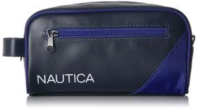 Bolsa de higiene Nautica masculina com zíper, kit de viagem com zíper, azul Bolsa de higiene Nautica masculina com zíper, kit de viagem com zíper, azul