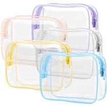 Bolsa de higiene PACKISM Clear aprovada pela TSA, pacote com 5 litros Bolsa de higiene PACKISM Clear aprovada pela TSA, pacote com 5 litros