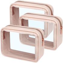 Bolsa de higiene PACKISM TSA aprovada por 3 pacotes Upgrade Clear Bolsa de higiene PACKISM TSA aprovada por 3 pacotes Upgrade Clear