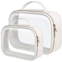 Bolsa de higiene PACKISM TSA aprovada por Glitter texturizada transparente Bolsa de higiene PACKISM TSA aprovada por Glitter texturizada transparente