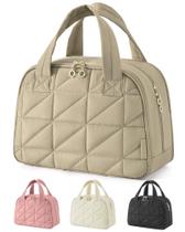 Bolsa de higiene pessoal BAGSMART Travel Large Wide-open com alça Camel