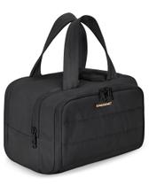 Bolsa de higiene pessoal BAGSMART Travel Lightweight preta Bolsa de higiene pessoal BAGSMART Travel Lightweight preta