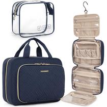 Bolsa de higiene pessoal BAGSMART Travel Makeup Organizer com aprovação da TSA Bolsa de higiene pessoal BAGSMART Travel Makeup Organizer com aprovação da TSA