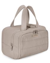Bolsa de higiene pessoal de viagem BAGSMART Puffy Cosmetic Organizer Women Bolsa de higiene pessoal de viagem BAGSMART Puffy Cosmetic Organizer Women