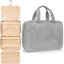 Bolsa de higiene pessoal de viagem BOACAY grande para mulheres com acessórios
