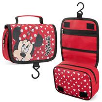 Bolsa de higiene pessoal de viagem Disney Stitch Hanging para mulheres vermelha Bolsa de higiene pessoal de viagem Disney Stitch Hanging para mulheres vermelha