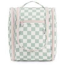 Bolsa de higiene pessoal de viagem Narwey Small Checkered para mulheres