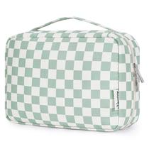 Bolsa de higiene pessoal de viagem Narwey Small para mulheres verde menta Bolsa de higiene pessoal de viagem Narwey Small para mulheres verde menta