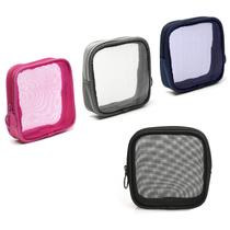 Bolsa de higiene pessoal de viagem Patu Mesh Transparent Standing Pouch 4P