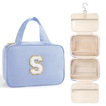 Bolsa de higiene pessoal de viagem TOPEAST Hanging para mulheres - azul Bolsa de higiene pessoal de viagem TOPEAST Hanging para mulheres - azul