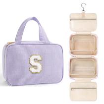 Bolsa de higiene pessoal de viagem TOPEAST Hanging para mulheres - roxa Bolsa de higiene pessoal de viagem TOPEAST Hanging para mulheres - roxa