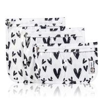 Bolsa de higiene pessoal HIONXMGA TSA aprovada, conjunto de 3, transparente, impermeável