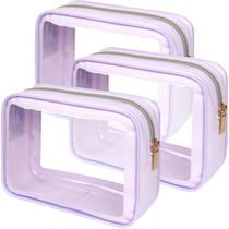 Bolsa de higiene pessoal PACKISM TSA aprovada pela Amazing Color Edge Purple Bolsa de higiene pessoal PACKISM TSA aprovada pela Amazing Color Edge Purple