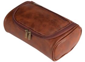 Bolsa de higiene pessoal Schcnlery personalizada pequena para couro masculino Bolsa de higiene pessoal Schcnlery personalizada pequena para couro masculino