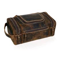 Bolsa de higiene pessoal VC VINTAGE COUTURE Leather Extra Grande para Homens