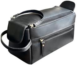 Bolsa de higiene Rustic Town Leather Dopp Kit resistente à água