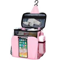 Bolsa de higiene Shower Caddy, organizador de maquiagem rosa para mulheres